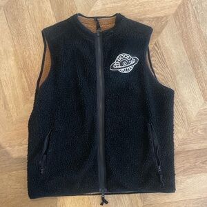 Urban Outfitters Black Fleece Vest
